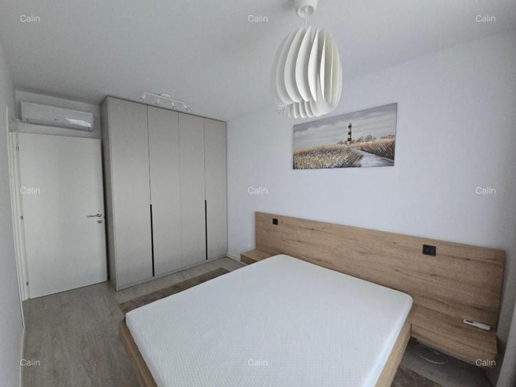 Apartament cu 2 camere semidecomandat, mobilat în Băneasa