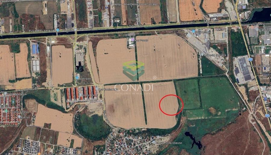 Teren Construcții intravilan de 2643 mp, în Nord