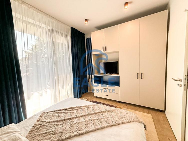 Apartament cu 2 camere nedecomandat, mobilat în Faleza Nord