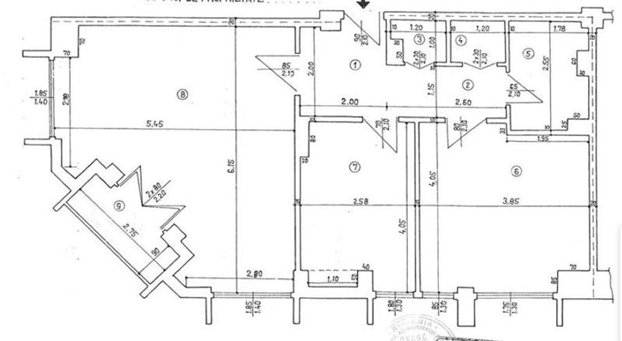 Apartament cu 2 camere decomandat în Ultracentral