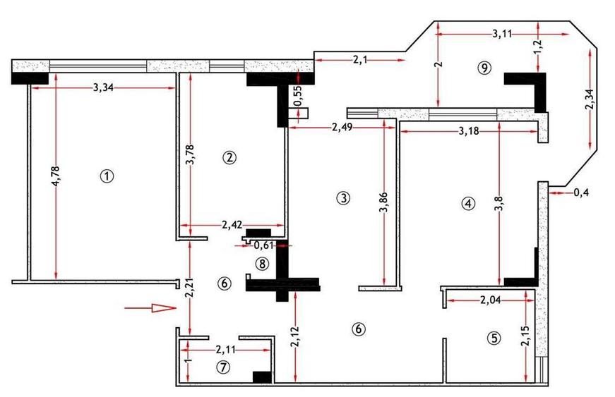 Apartament cu 3 camere decomandat, mobilat în Păcurari