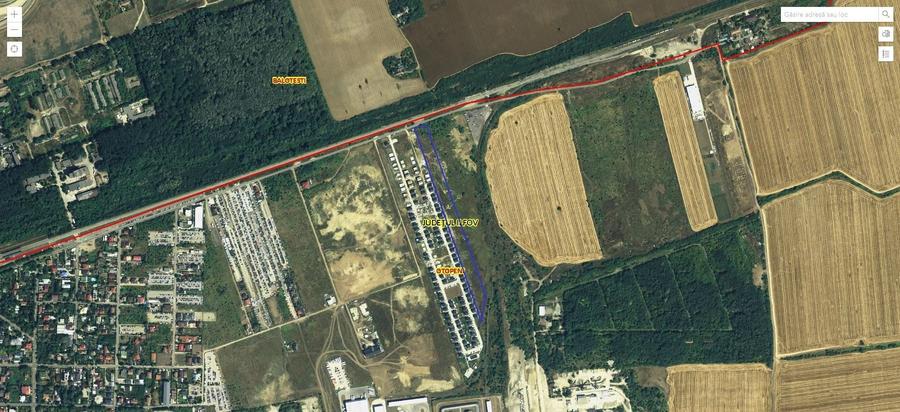 Teren Construcții intravilan de 19325 mp, în Exterior Nord