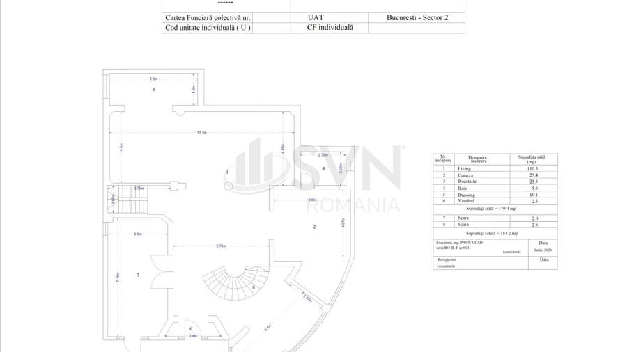 Casă individuală cu 7 camere cu Canalizare în Calea Călărașilor