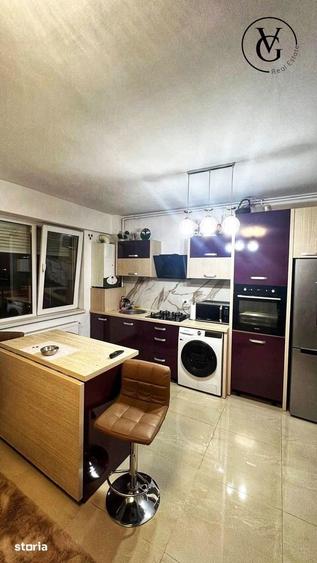 Apartament cu 2 camere semidecomandat, mobilat în Central
