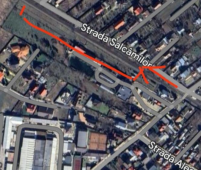 Teren de 1000 mp, în Ștefănești