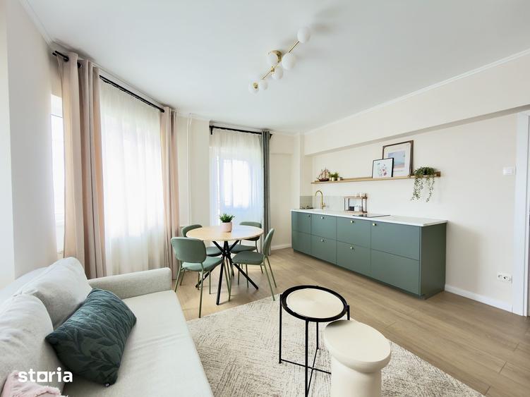 Apartament cu 3 camere, mobilat în Obor