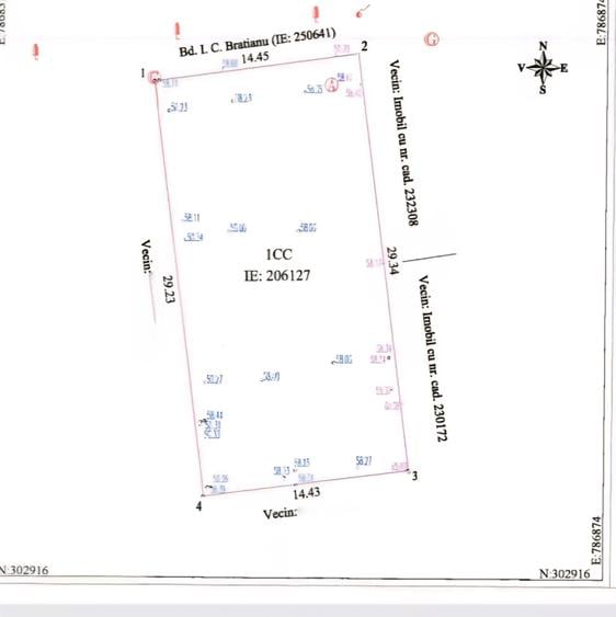 Teren Construcții intravilan de 430 mp, în Palas