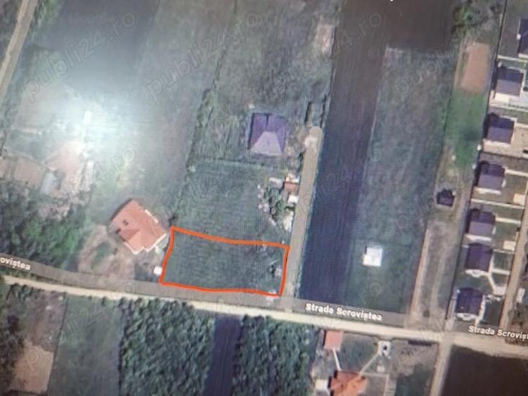 Teren de 1000 mp, în Bălteni