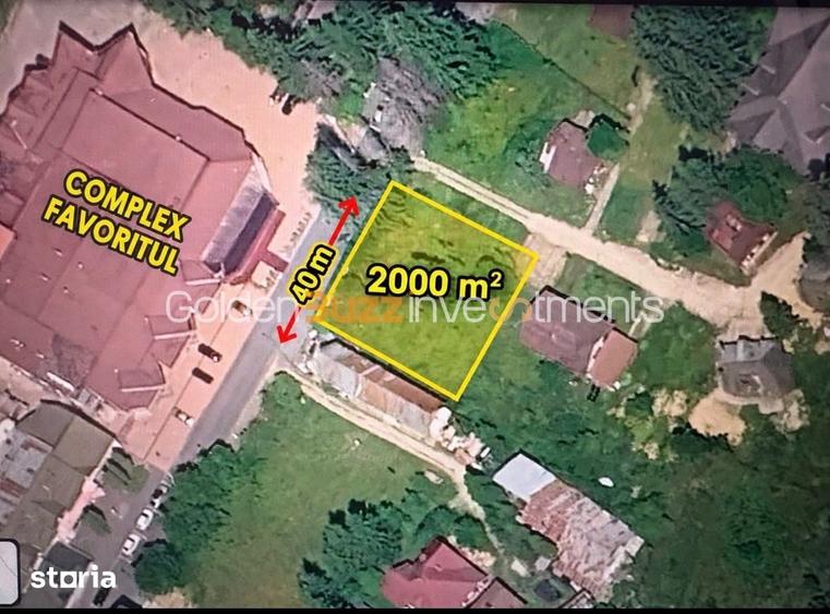 Teren de 2000 mp, în Central