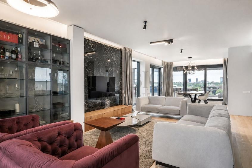 Apartament cu 4 camere, mobilat în Herăstrău