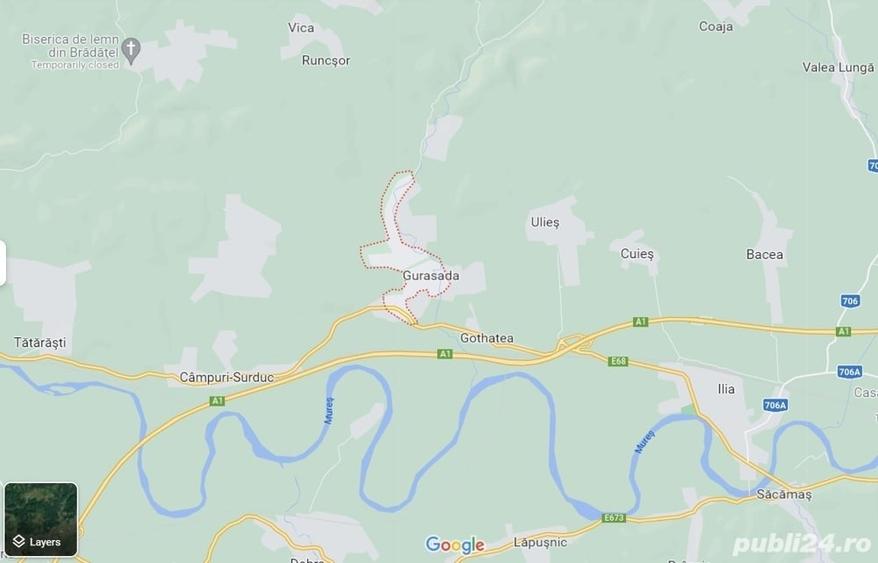 Teren de 50000 mp, în Gurasada