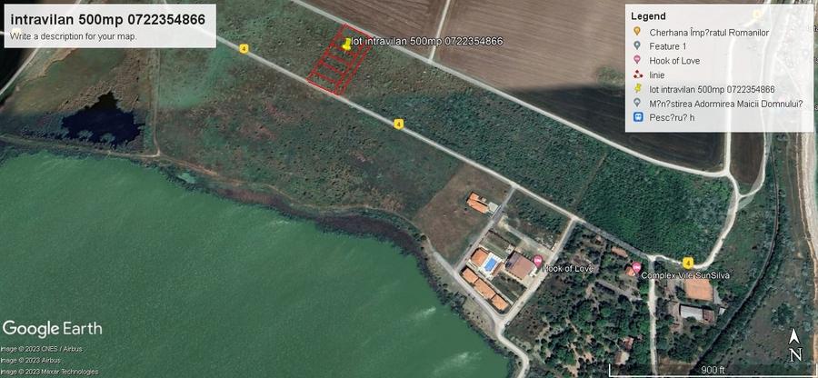Teren Construcții intravilan de 500 mp, în 23 August