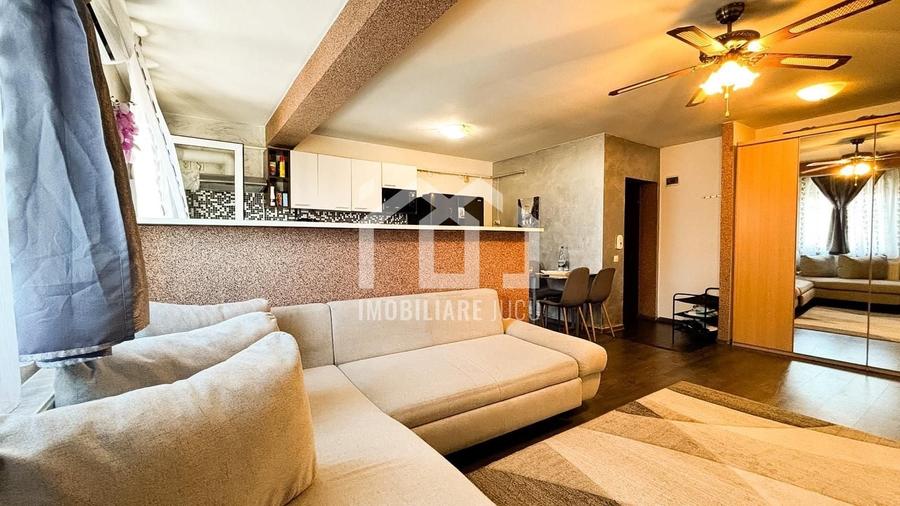 Apartament cu 2 camere semidecomandat, mobilat în Apahida