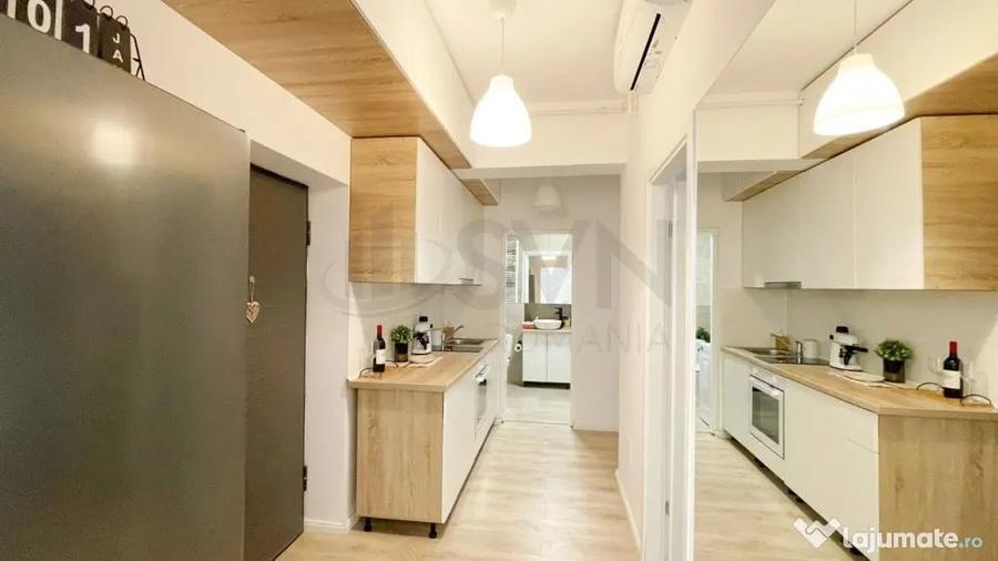 Apartament cu 3 camere semidecomandat în Regie
