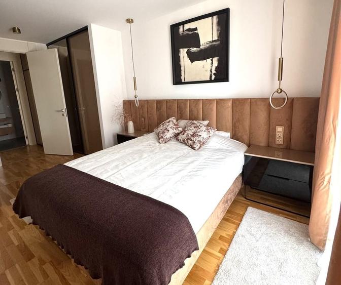 Apartament cu 2 camere semidecomandat, mobilat în Barbu Văcărescu