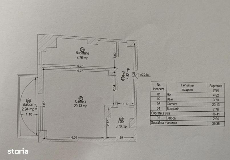 Apartament 1 camera, decomandat, zona Lunei - Facultatea Economie - 3