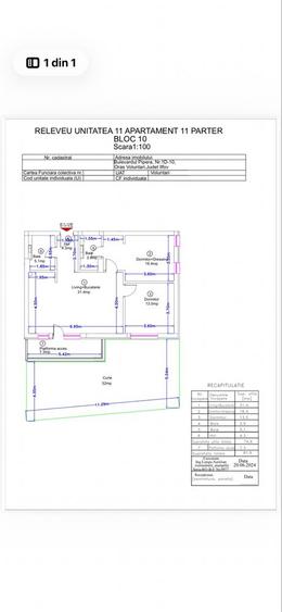 Apartament cu 3 camere în Central