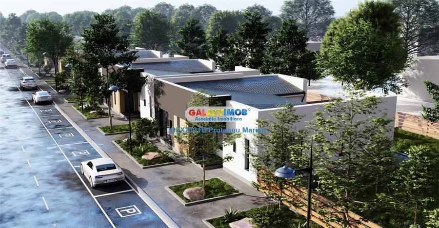 Casă individuală cu 4 camere cu Teren 420 Mp în Domnești