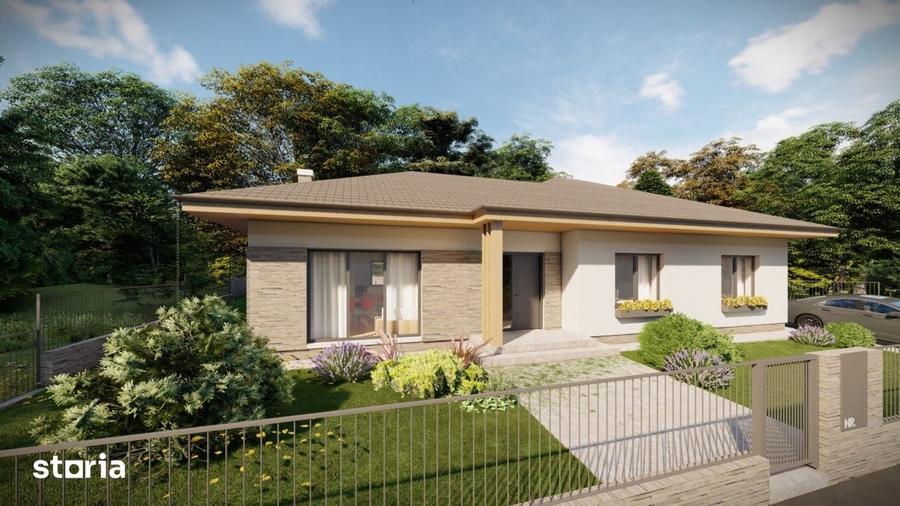 Casă cu 4 camere cu Teren 465 Mp în Chinteni