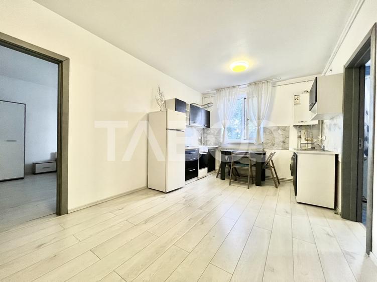 Apartament cu 2 camere semidecomandat, mobilat în Bună Ziua