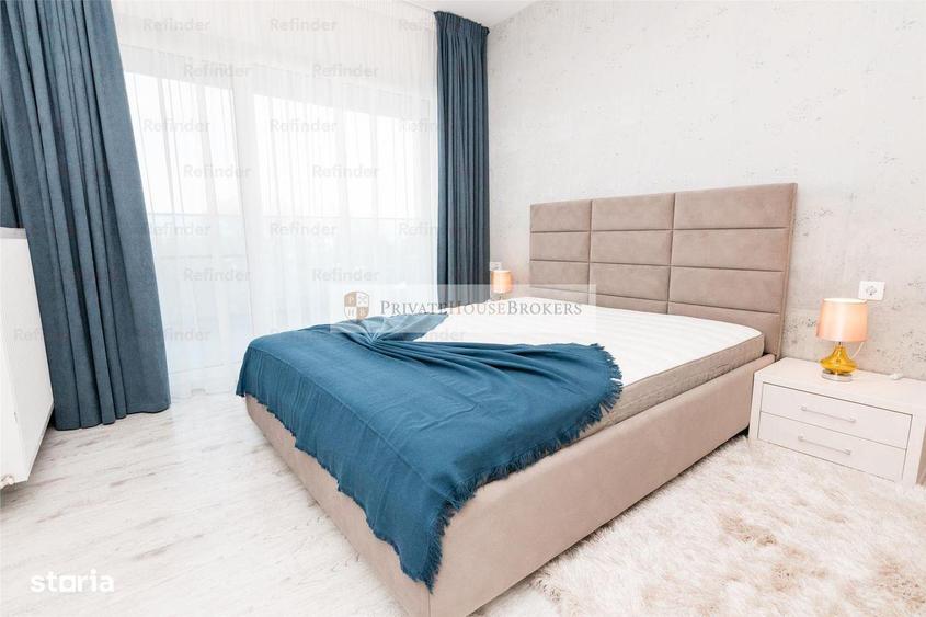 Apartament cu 2 camere semidecomandat, mobilat în Tei