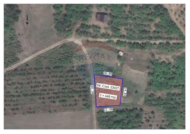 Teren agricol intravilan de 668 mp, în Săldăbagiu de Munte