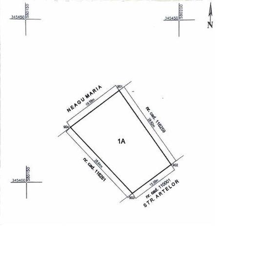 Teren de 1077 mp, în Corbeanca