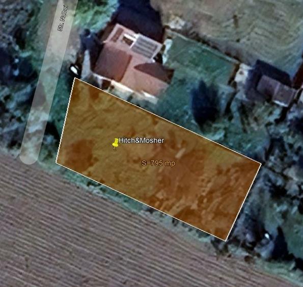 Teren Construcții intravilan de 795 mp, în Rudicica