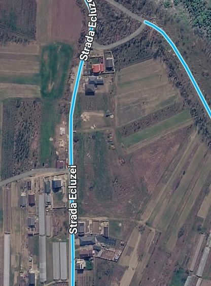 Teren de 1105 mp, în Copăceni