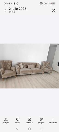 Apartament cu 3 camere decomandat, mobilat în Exterior Vest