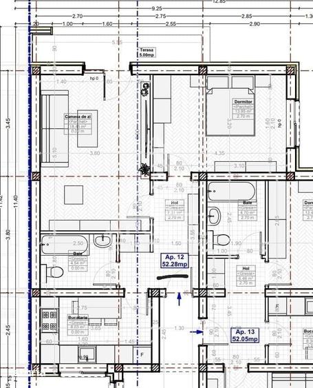 Apartament cu 2 camere decomandat, mobilat în Calea Urseni