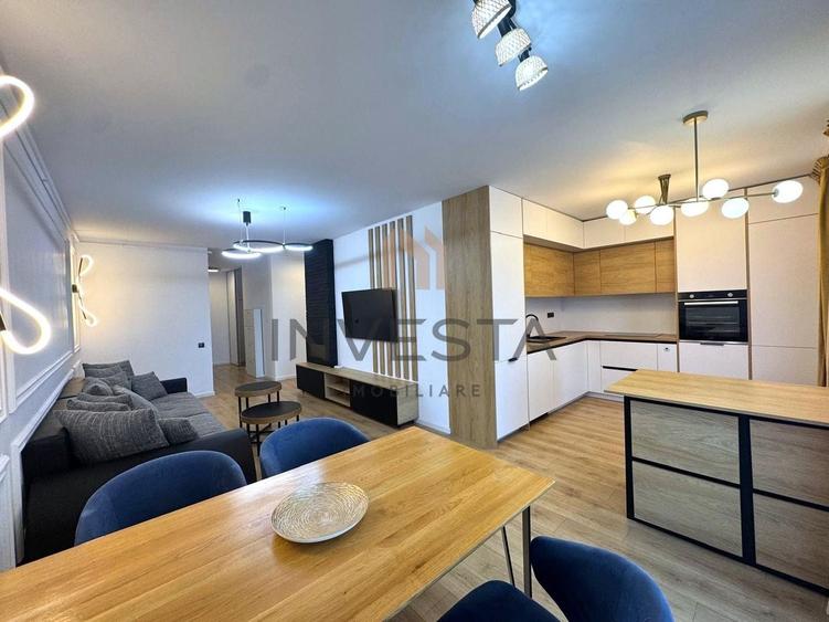 Apartament cu 3 camere semidecomandat, mobilat în Zorilor