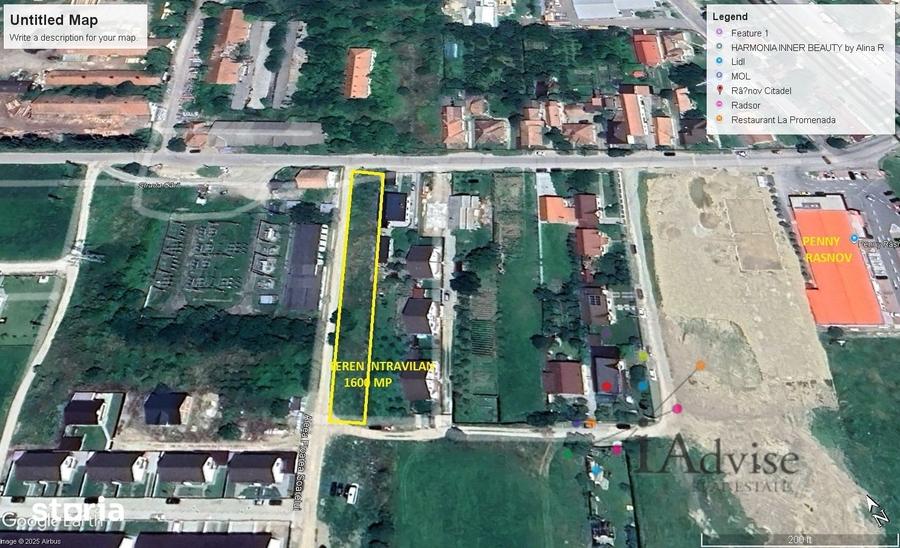 Teren de 1600 mp, în Central