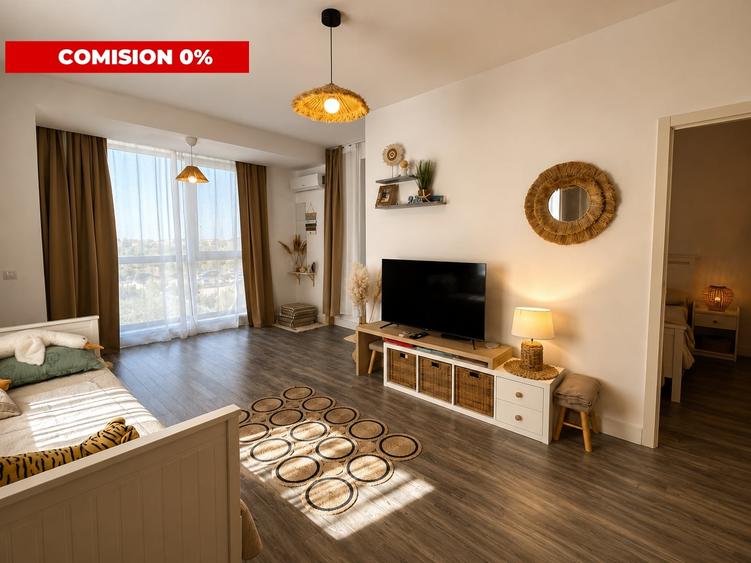 Apartament cu 2 camere decomandat, mobilat în Mamaia-Sat