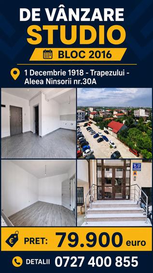 Vanzare Studio 47mp 1 Decembrie 1918 - Trapezului - Aleea Ninsorii nr.30A - 3
