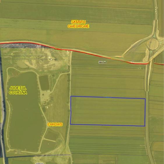 Teren agricol extravilan de 45000 mp, în Chichiș