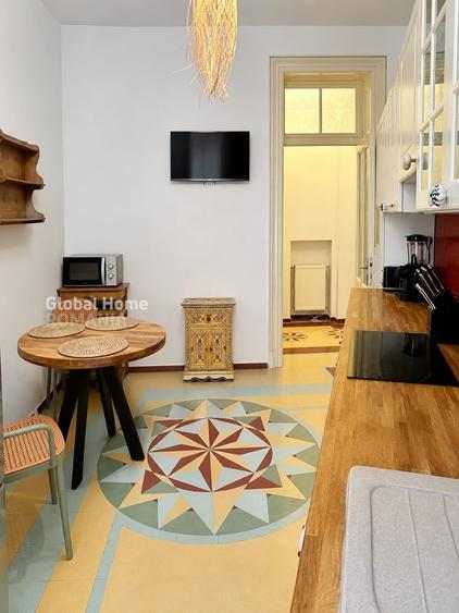 Apartament cu 3 camere decomandat, mobilat în Cișmigiu