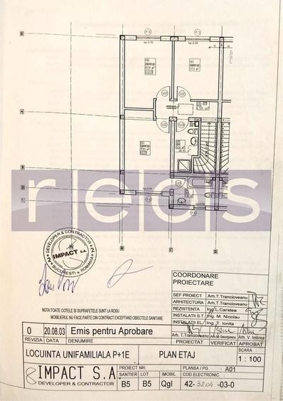 Duplex cu 4 camere cu Canalizare în Pipera