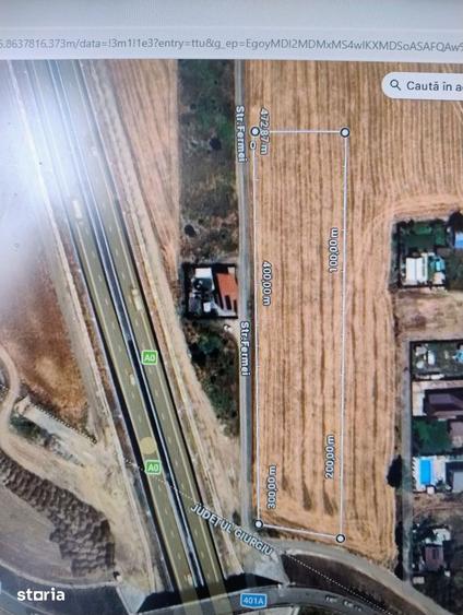 Teren de 8166 mp, în Ciorogârla