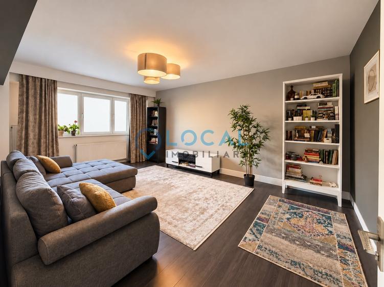 Apartament cu 3 camere decomandat, mobilat în Mărăști