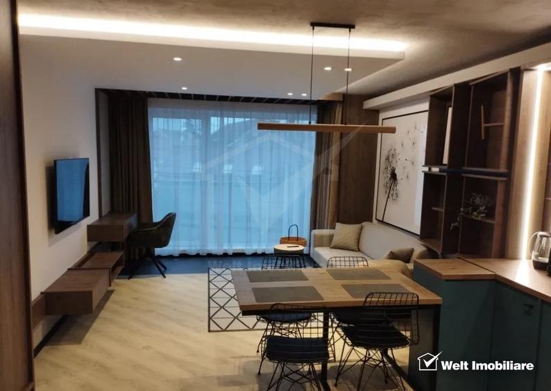 Apartament cu 2 camere semidecomandat, mobilat în Semicentral