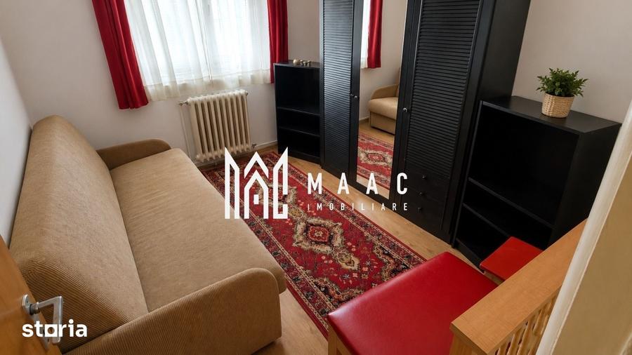 Apartament cu 2 camere semidecomandat, mobilat în Mihai Viteazul