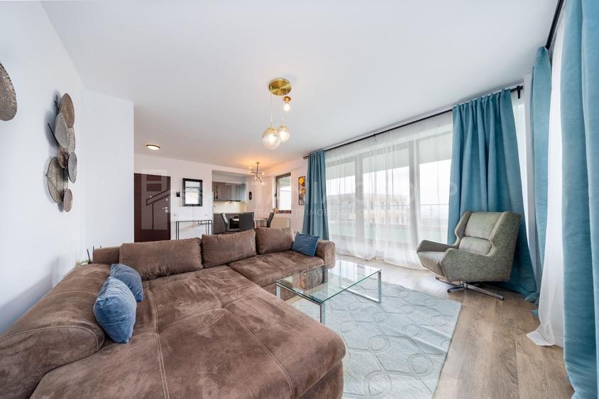 Apartament cu 2 camere semidecomandat, mobilat în Drumul Poienii