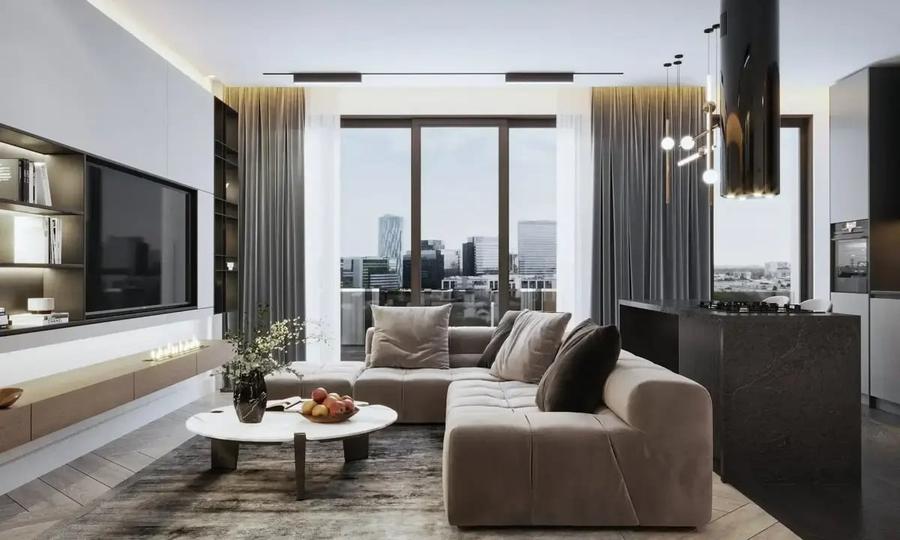 Apartament cu 3 camere semidecomandat în Aviației