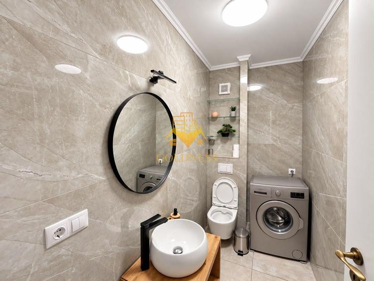 Apartament cu 2 camere semidecomandat, mobilat în Borhanci