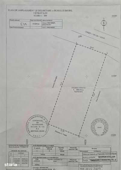 Teren de 4544 mp, în Adjud