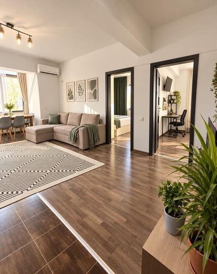Apartament cu 3 camere decomandat, mobilat în Rahova