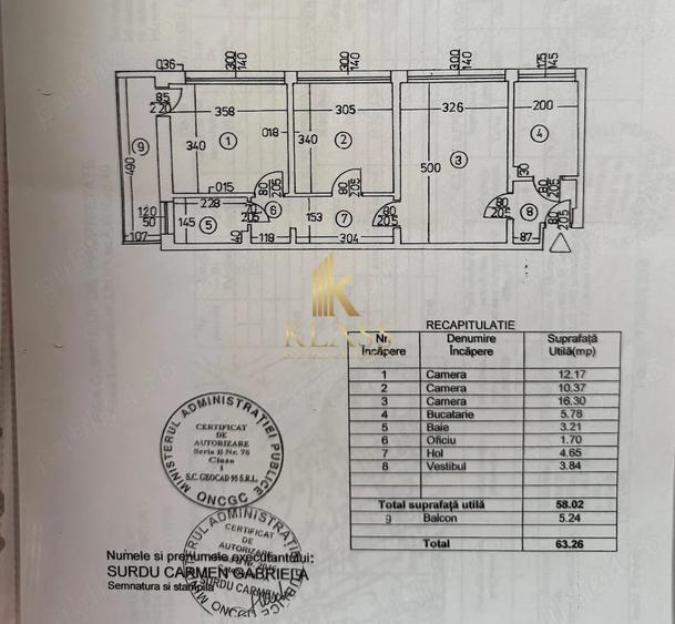 Apartament cu 3 camere semidecomandat, mobilat în Iancului