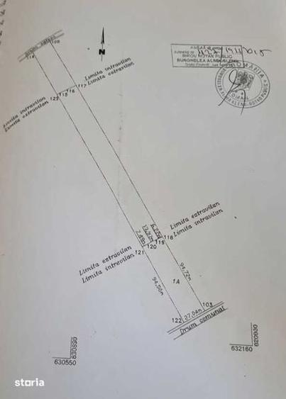 Teren de 10700 mp, în Păstrăveni