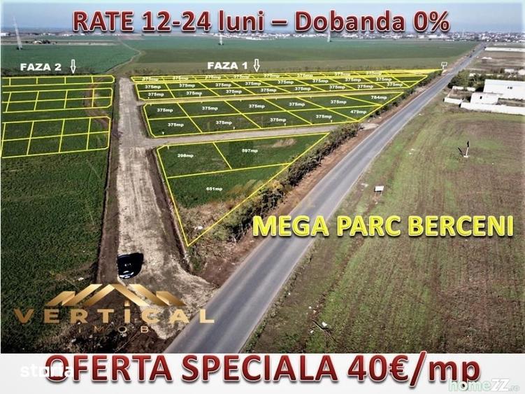 Teren de 469 mp, în Vidra